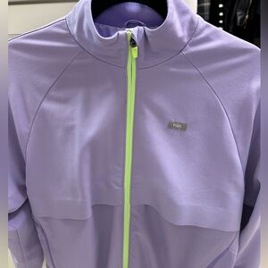 Figs Lilac zip up jacket size small